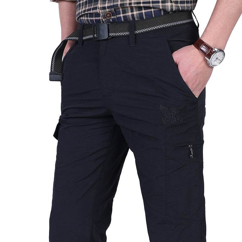 Loose Plus Size Cargo Long Pants Multi-Pocket Pants - Mubimart