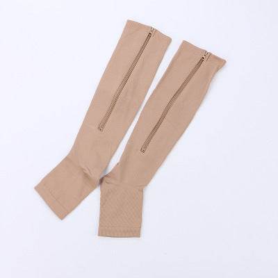 Elastic socks sports compression socks compression zipper socks - Mubimart