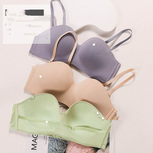 Summer Thin Seamless One Piece Bra Strapless Underwear - Mubimart