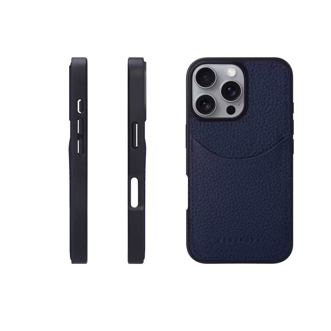 Leather Card Holder Business Phone Case Card Holder - Mubimart