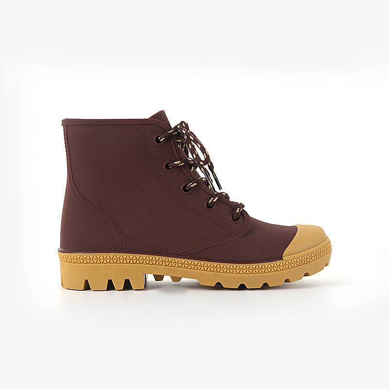 Rain Waterproof Rubber Short Boots - Mubimart