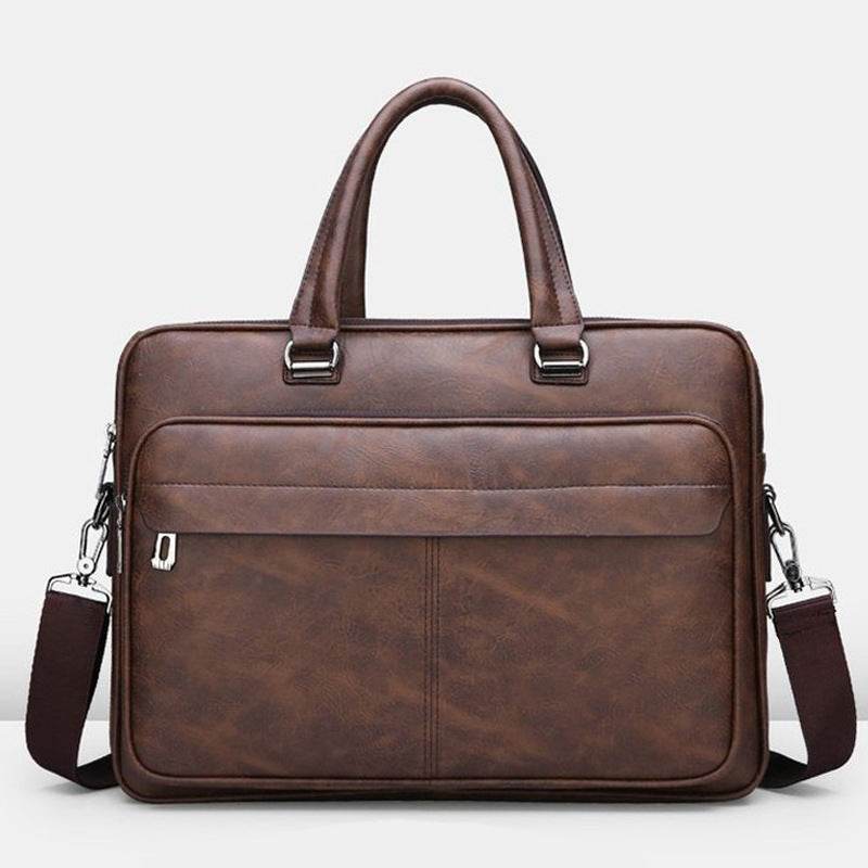 Men's Handbag Simple Business Briefcase - Mubimart