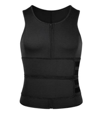 Men Waist Trainer Tank Tops Shapewear Slimming Body Shaper - Mubimart