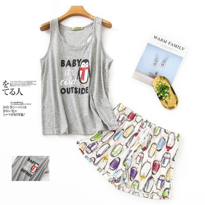 Pajama vest set - Mubimart