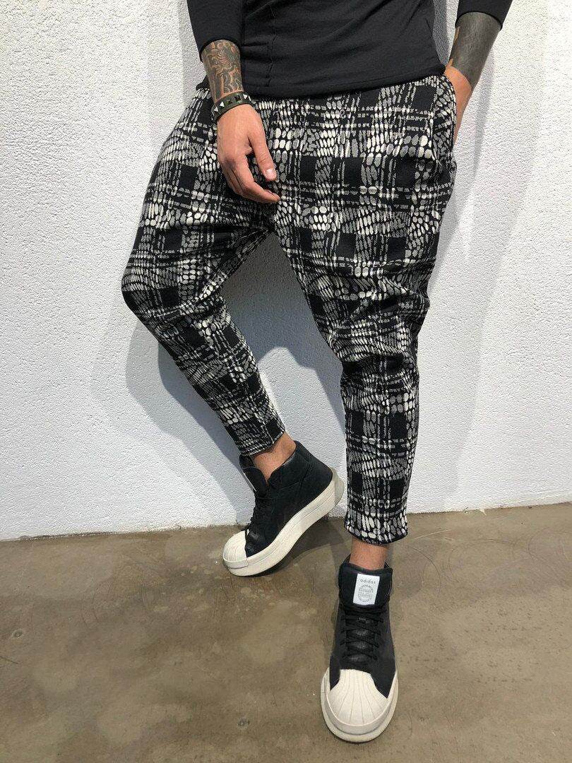 Print gradient sweatpants - Mubimart