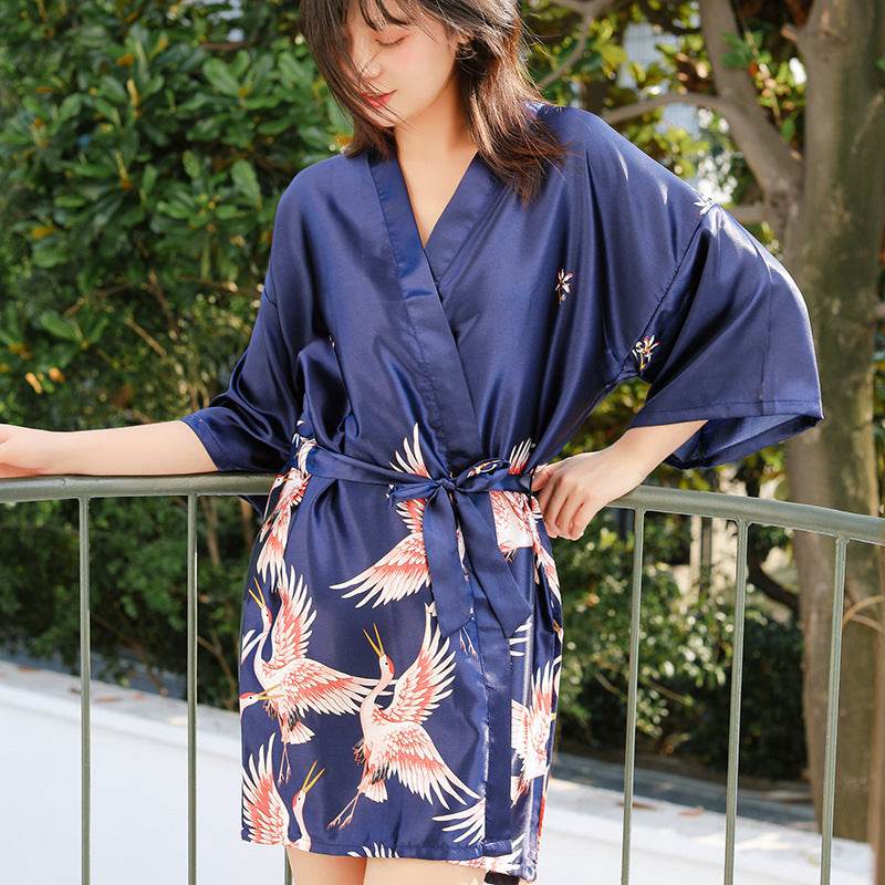 Women's summer print nightgown - Mubimart