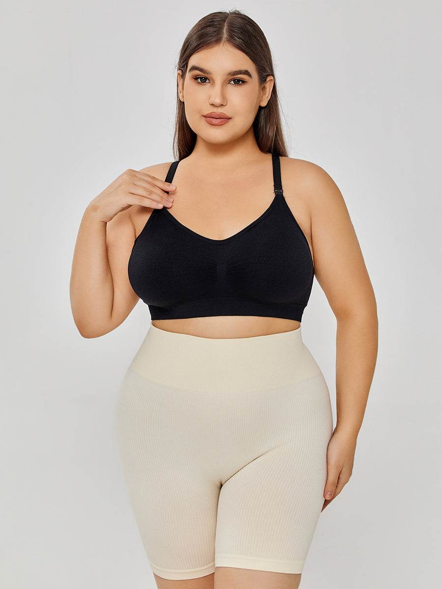 Comfortable Cotton Wirefree Bra - Mubimart