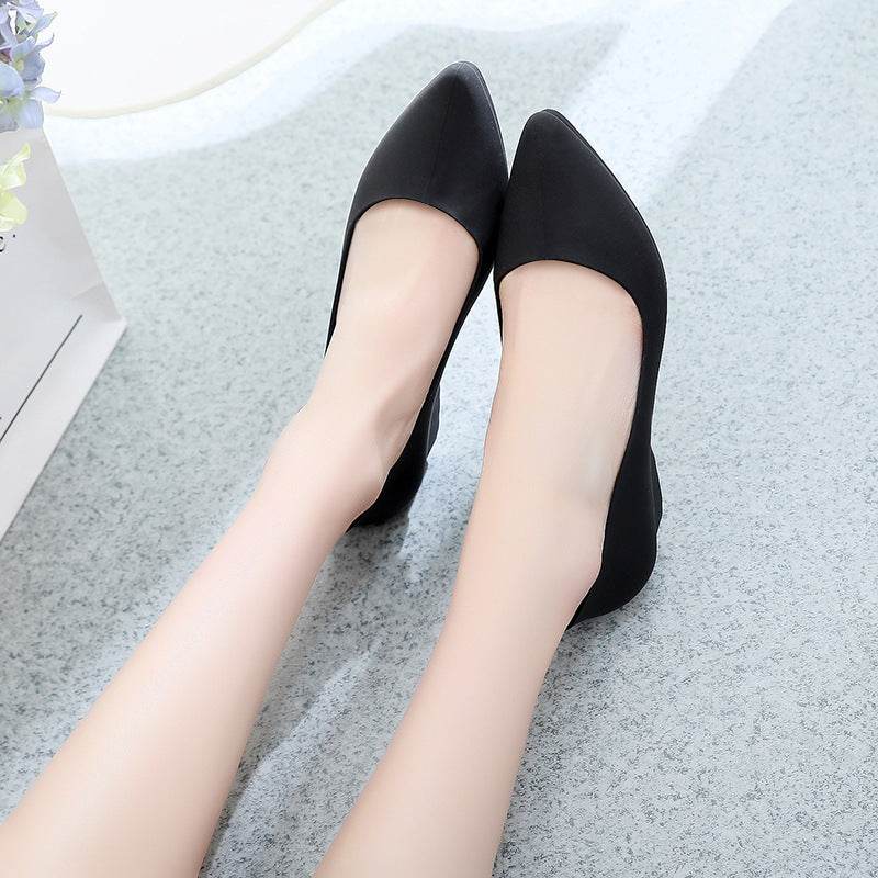 Women's pointed toe flat shoes - Mubimart