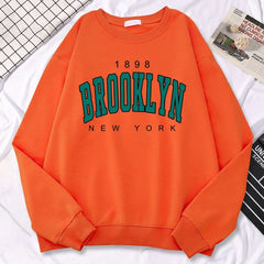 Autumn Kawaii Womens Sweatshirts 1898 Brooklyn - Mubimart -  