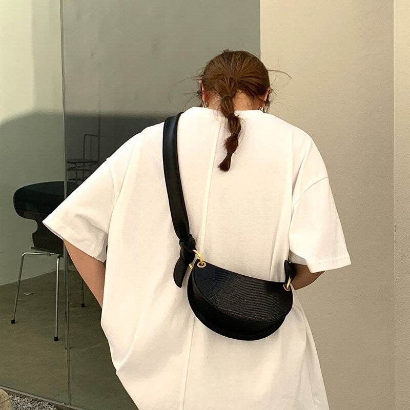 One-shoulder armpit bag women bag all-match crescent bag - Mubimart
