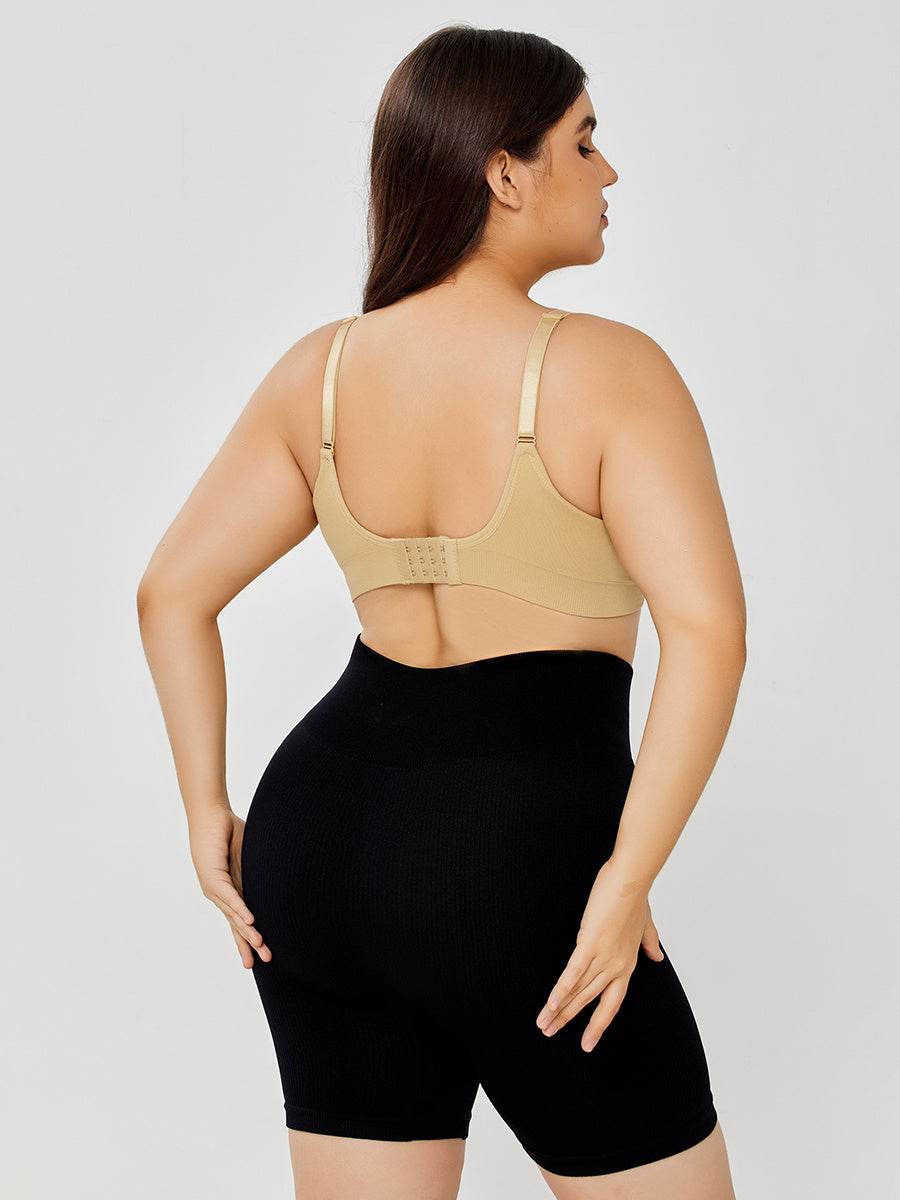 Comfortable Cotton Wirefree Bra - Mubimart