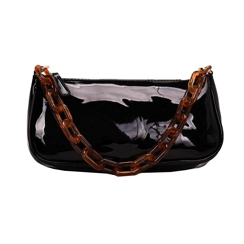 Thick chain Vintage Messenger Women Shoulder Bag - Mubimart