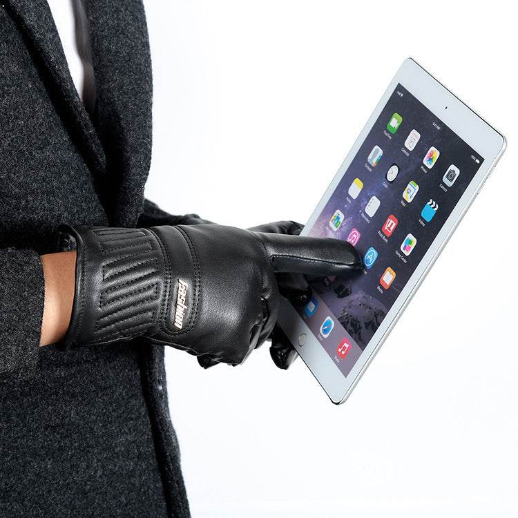 Gloves men winter plus velvet thickening - Mubimart