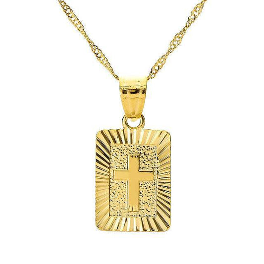 Fashion Cross Chain Necklace Women Neckwear - Mubimart