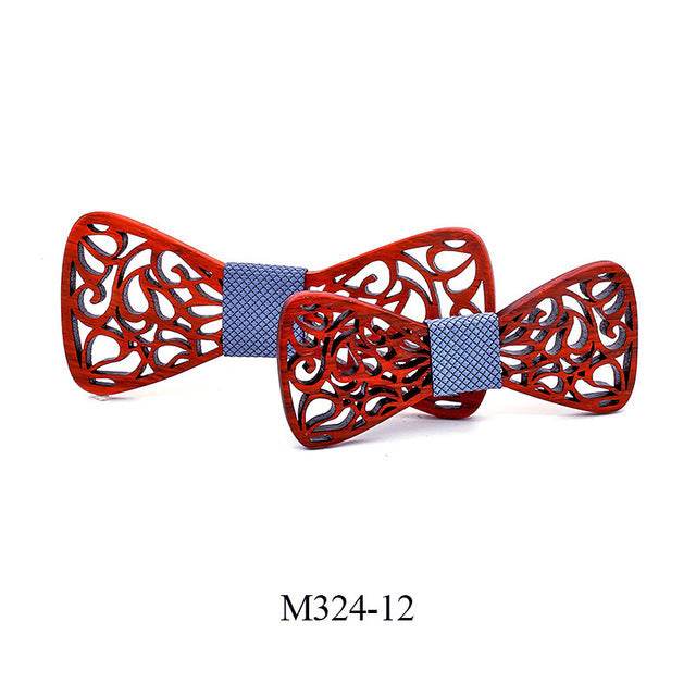 Wooden bow tie - Mubimart