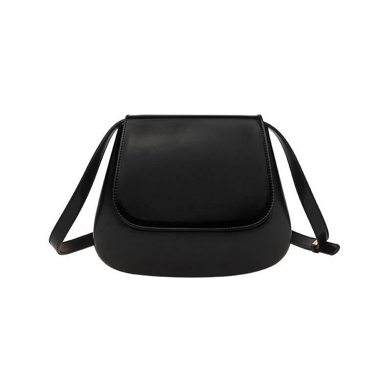 Crossbody Bag Vegan Leather Women Retro Small Saddle Satchel Shoulder Bag With Long Adjustable Strap - Mubimart