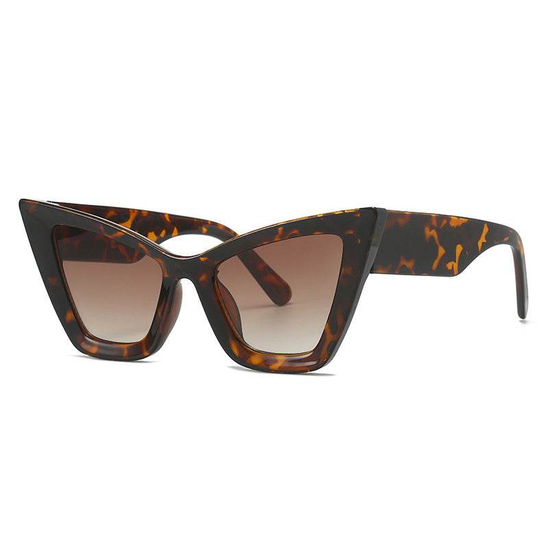 Cat-eye Sunglasses Retro Modern Trend European And American Street Patting Glasses - Mubimart