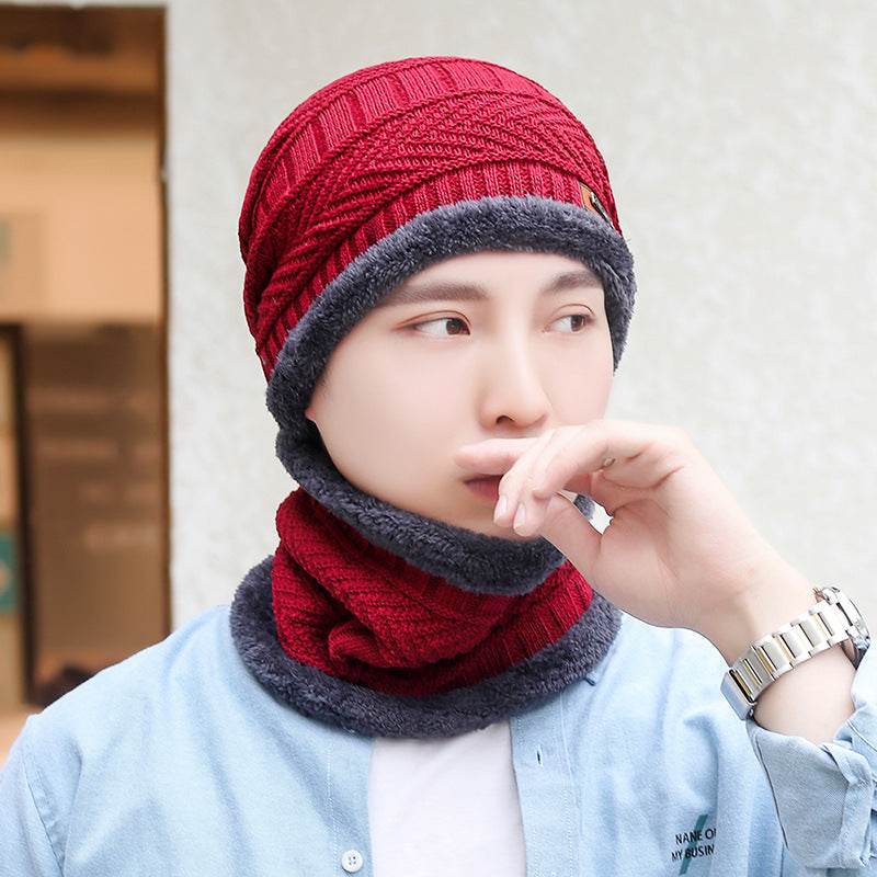 Coral Fleece Balaclava Winter Hat Beanies Unisex Hats - Mubimart