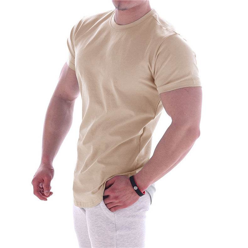 Quick-drying Workout Short Sleeve Men's T-shirt - Mubimart