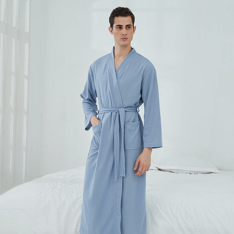 Couple Robes Sleepwear Women Men Loungewear Bathrobe - Mubimart -  