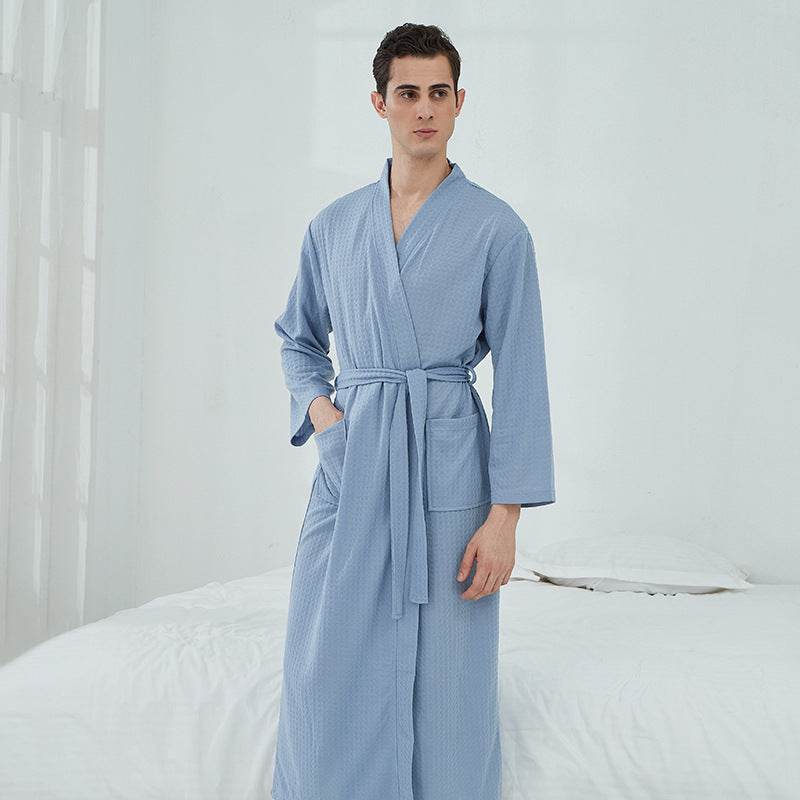 Couple Robes Sleepwear Women Men Loungewear Bathrobe - Mubimart