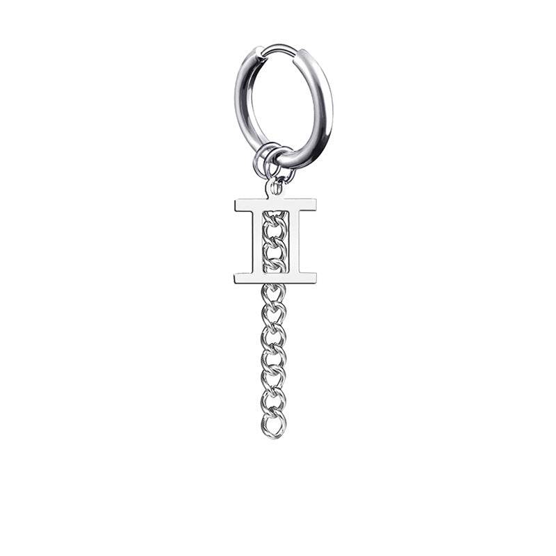 12 constellation earrings for men - Mubimart
