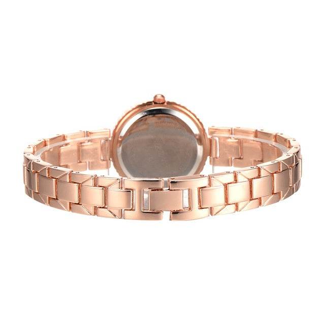 Watches-Set Bangle Clock Bracelet Wrist-Watch Quartz Women Fashion Ladies Brand Luxury - Mubimart