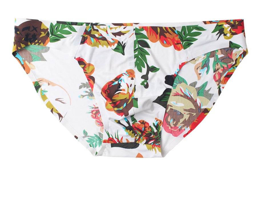 Seamless ice silk men's briefs - Mubimart
