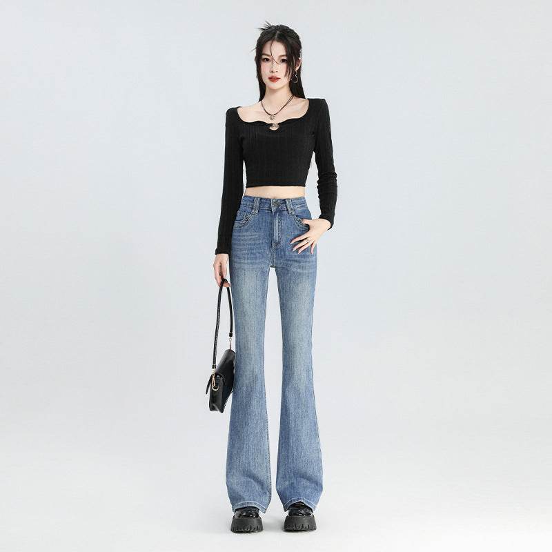 Fashionable American-style Skinny Jeans For Women - Mubimart