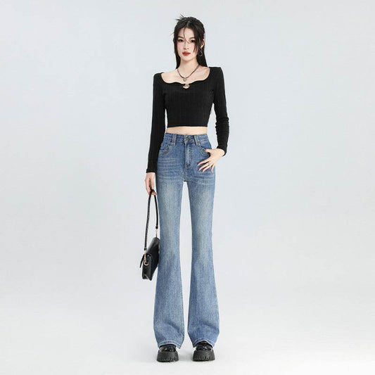 Fashionable American-style Skinny Jeans For Women - Mubimart