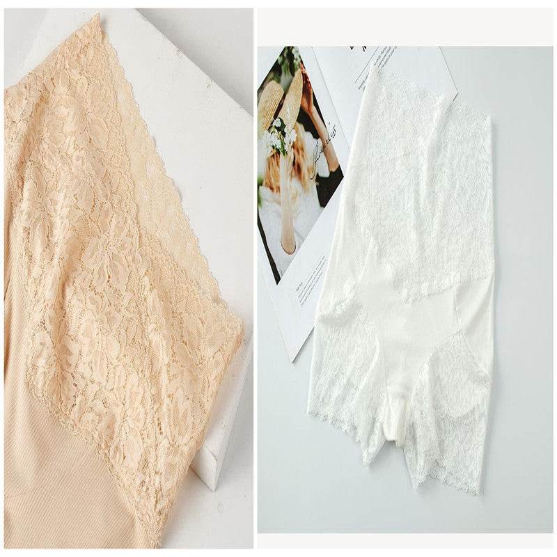 Boxer lace high waist panties - Mubimart