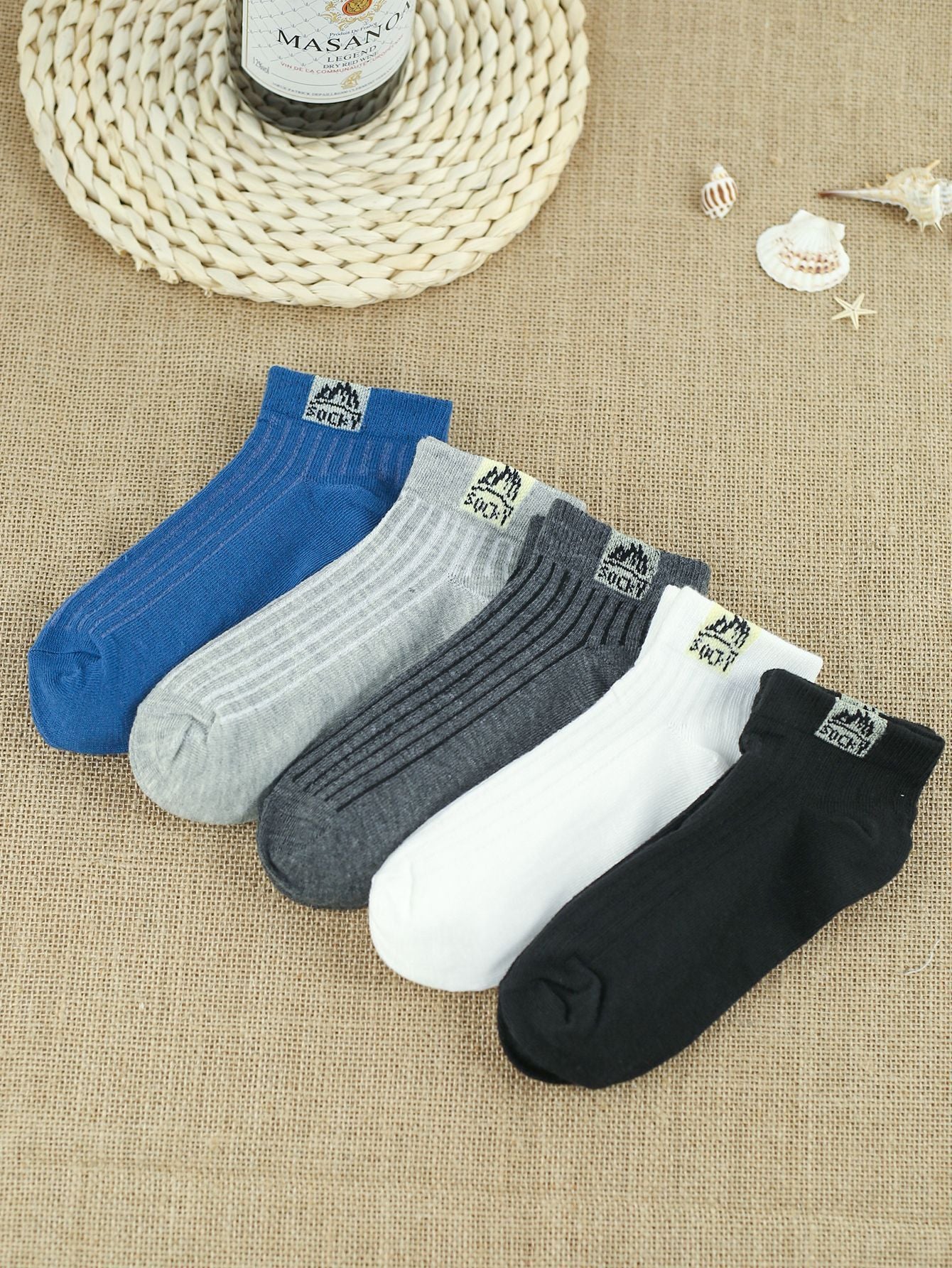 Summer Thin And All-matching Socks Polyester Cotton Low Top - Mubimart -  