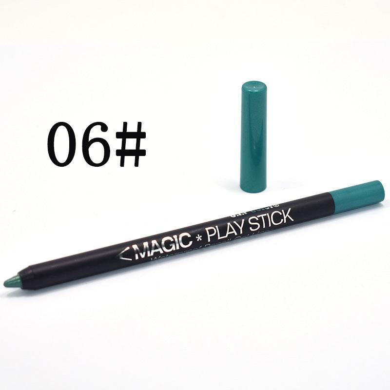 12 Color Eyeliner Pencil Pearl Eyes Lying Silkworm - Mubimart