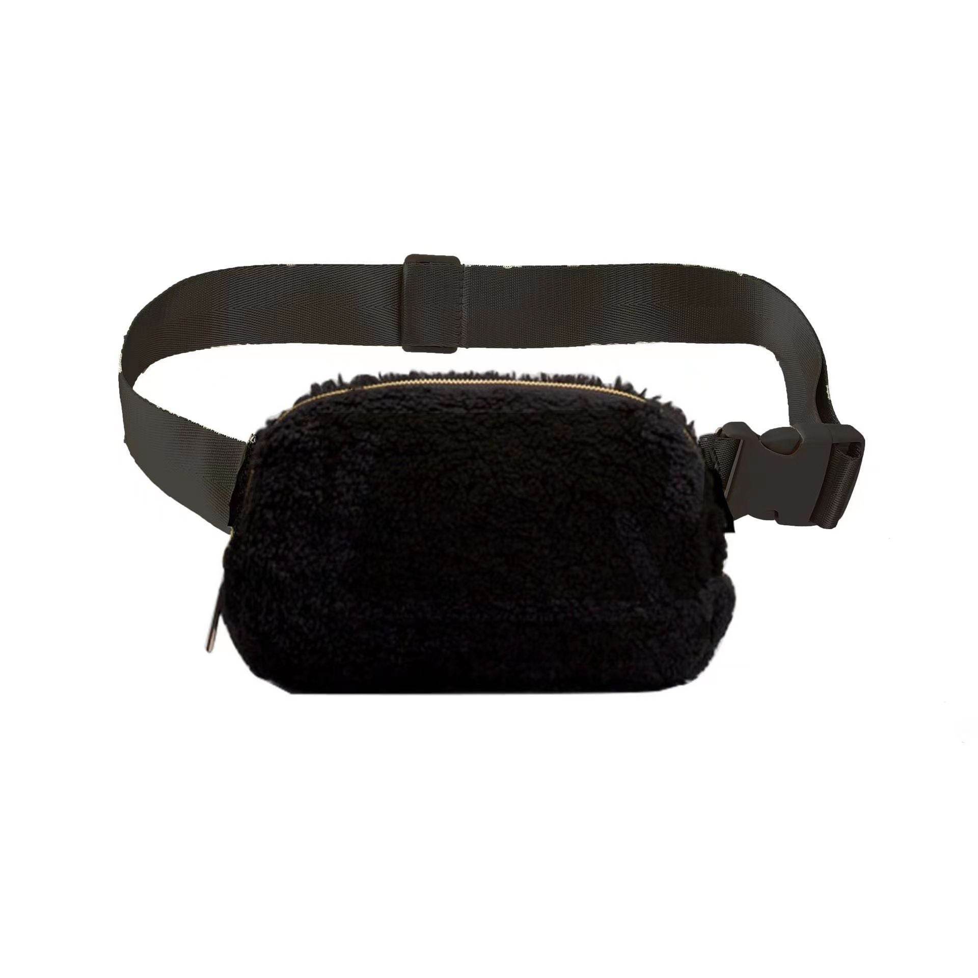 Plus Velvet Fanny Pack Sports Chest Crossbody Bag Outdoor Men's And Women's - Mubimart