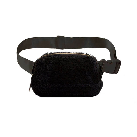 Plus Velvet Fanny Pack Sports Chest Crossbody Bag Outdoor Men's And Women's - Mubimart