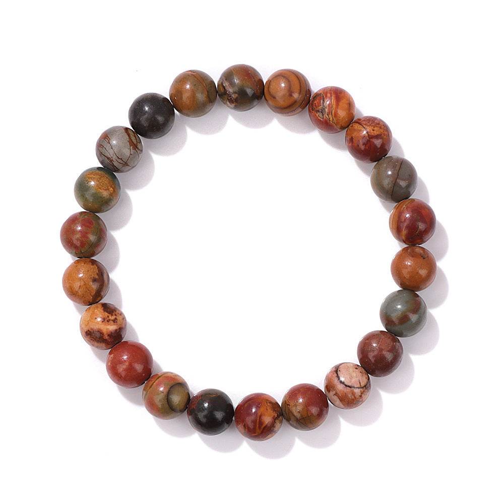 Natural Stone Beads Bracelet Men - Mubimart