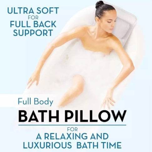 Bathroom Water-flushed Zone Pillow 3D Bath Bathtub Cushion - Mubimart