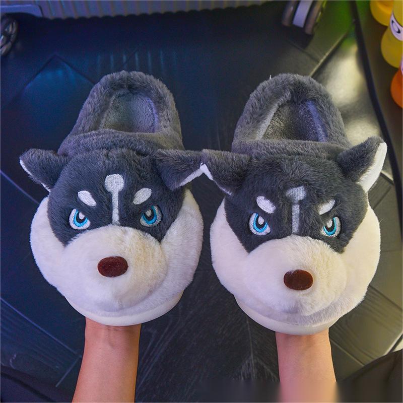 Bag With Men's Cotton Slipper Plush - Mubimart -  