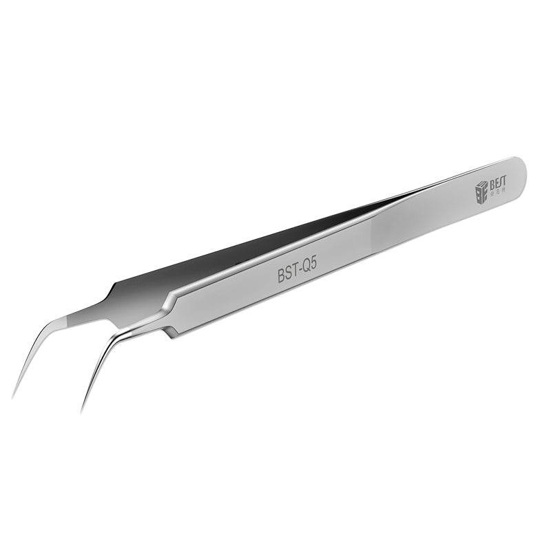 Flying Line Tweezers Stainless Steel 0.1mm Fine Tip Tweezers Lengthened And Hardened For Microscopy - Mubimart