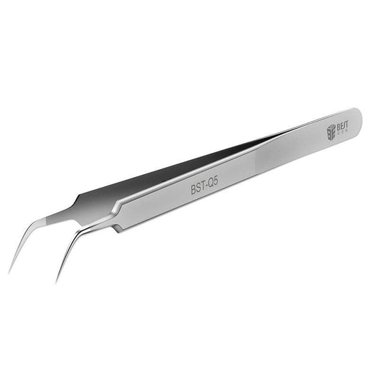 Flying Line Tweezers Stainless Steel 0.1mm Fine Tip Tweezers Lengthened And Hardened For Microscopy - Mubimart