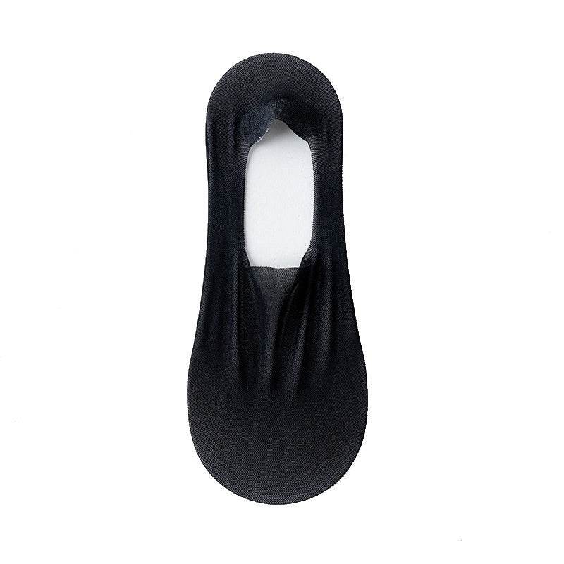 Women's Mesh Boat Socks Summer Thin Cotton Bottom Non-slip Tight Ice Silk Arbitrary Cut Women's Low Cut Invisible Socks - Mubimart