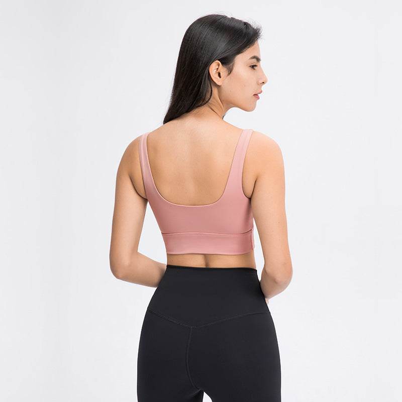 Women's Fashion Outdoor Push Up Accessory Breast Push Up Sports Bra - Mubimart
