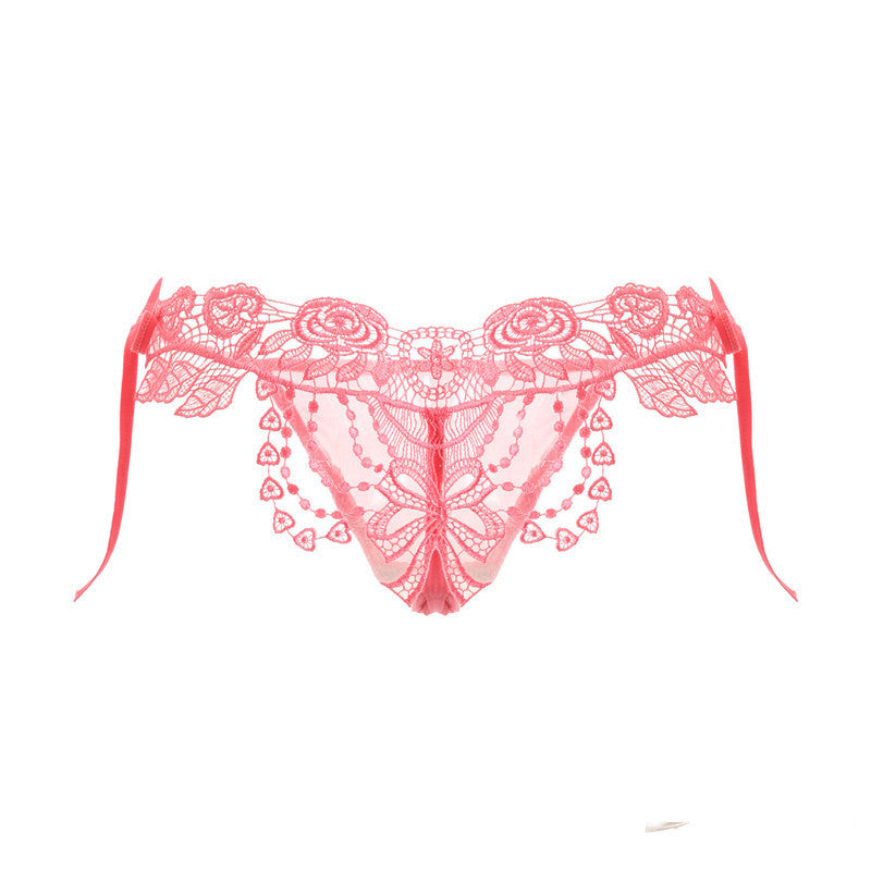 Erotic Lingerie Sexy Transparent Lace Large Size Panties - Mubimart -  