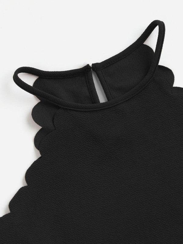 Exposed navel camisole - Mubimart