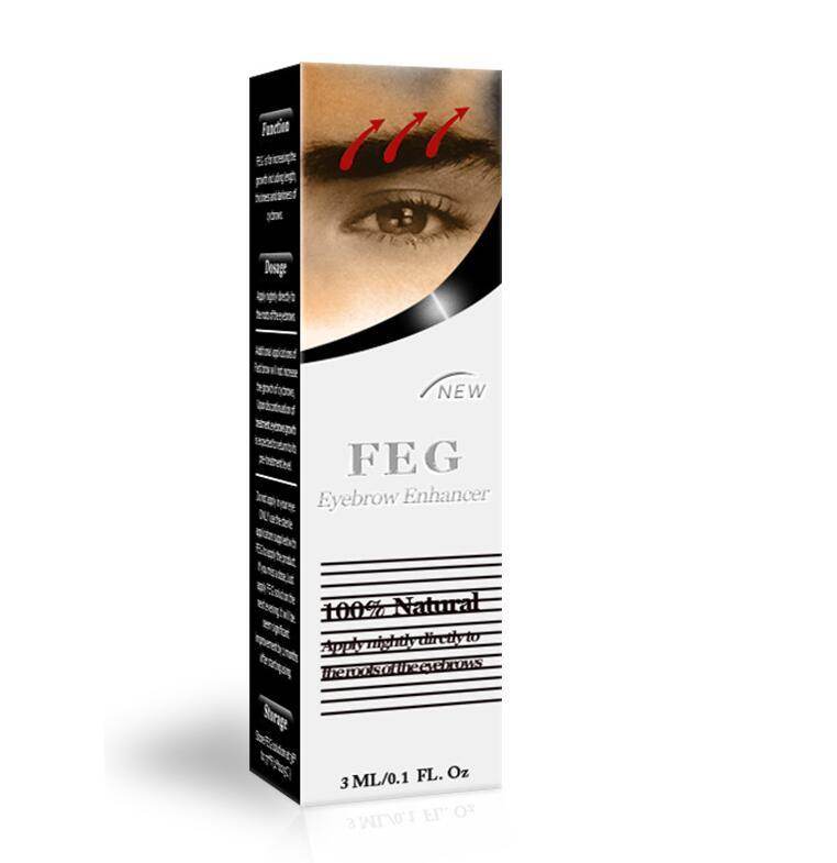 FEG Eyebrows Enhancer Rising Eyebrows Growth Serum Eyelash Growth Liquid Makeup Eyebrow Longer Thicker Cosmetics Make up Tools - Mubimart