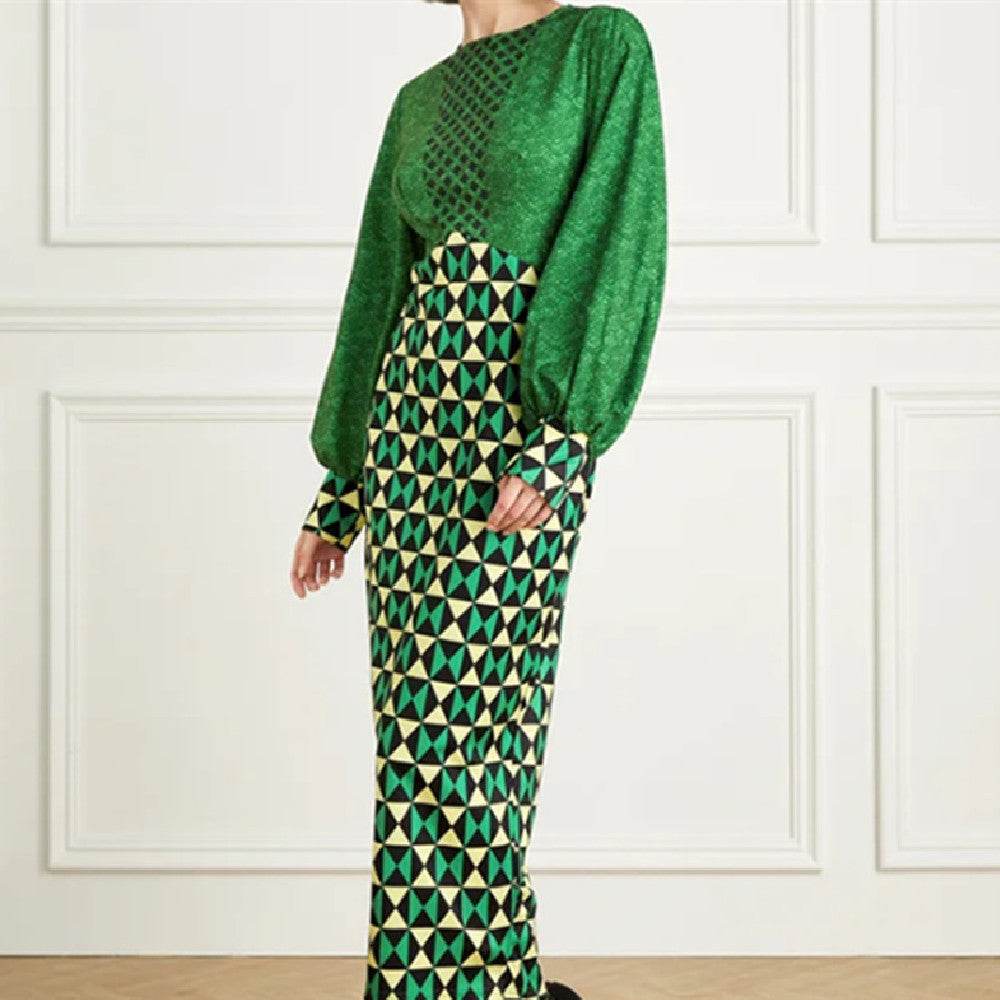 Cinched Bodycon Long Sleeve Dress - Mubimart