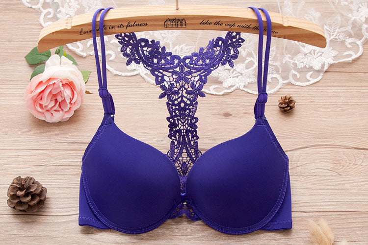 Japanese Lace Beauty Back Lingerie Bra - Mubimart -  