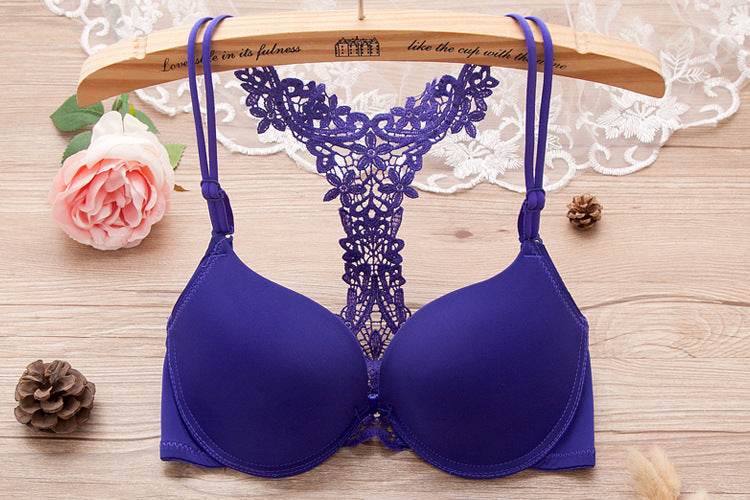 Japanese Lace Beauty Back Lingerie Bra - Mubimart