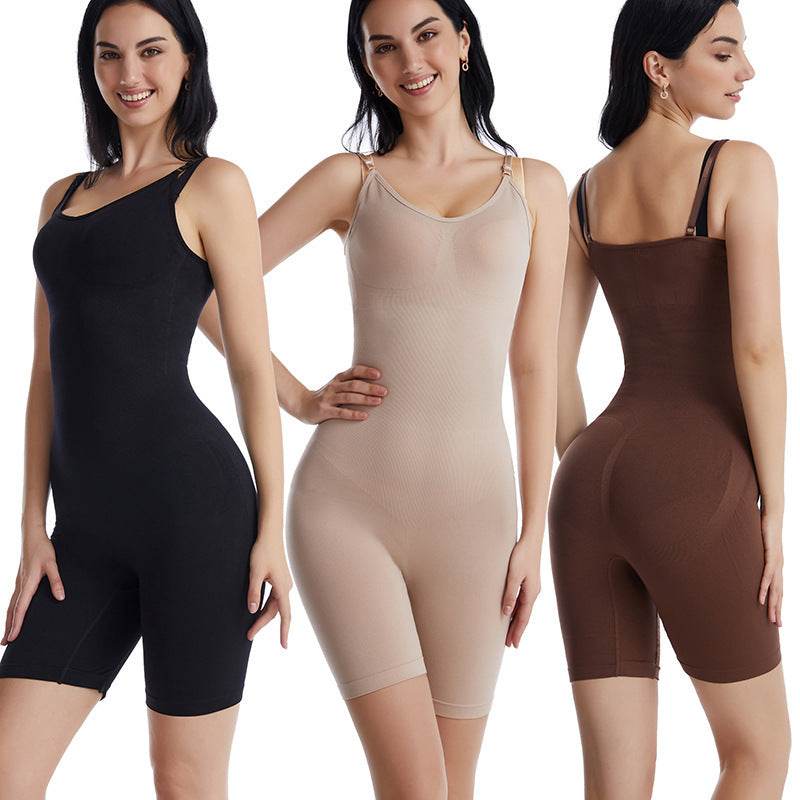 Chest Holding And Gathering, Postpartum Corset And Hip Lifting One-piece Dress, Female - Mubimart