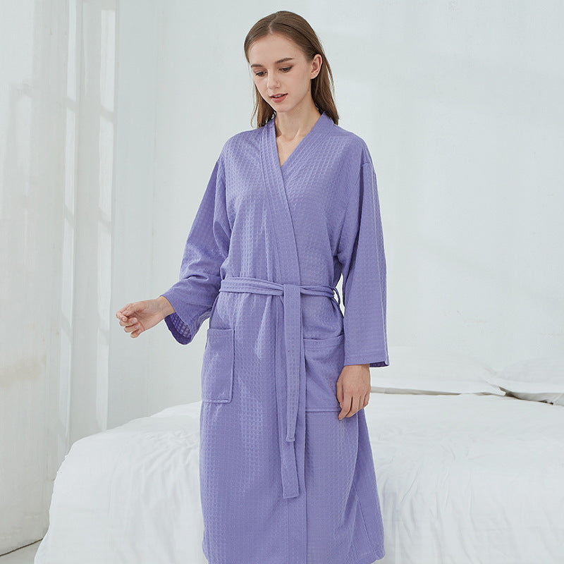 Couple Robes Sleepwear Women Men Loungewear Bathrobe - Mubimart -  